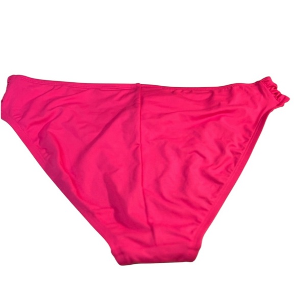 La Blanca Island Goddess Side Shirred Hipster Bottom, Pop Pink, Size 12, NWOT - Picture 3 of 9